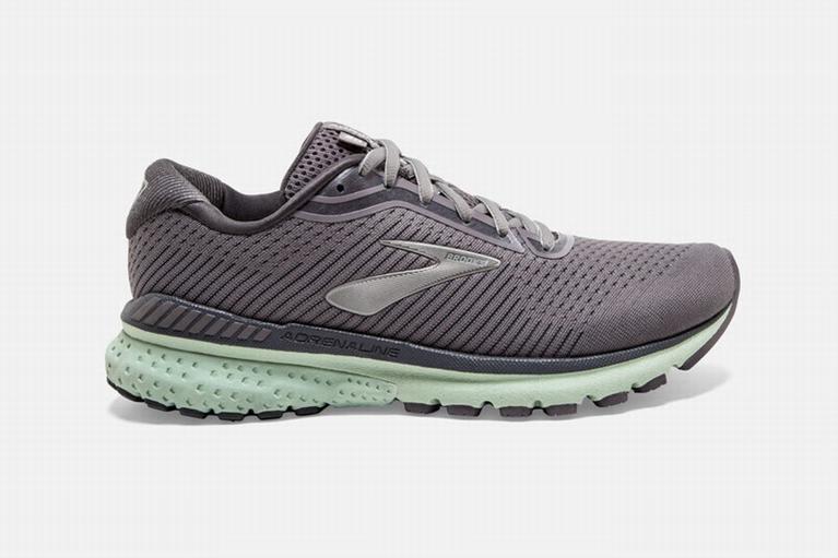 Brooks Women's Adrenaline GTS 20 Road Running Shoes - Mint/Dark/Grey (EWXF30648)